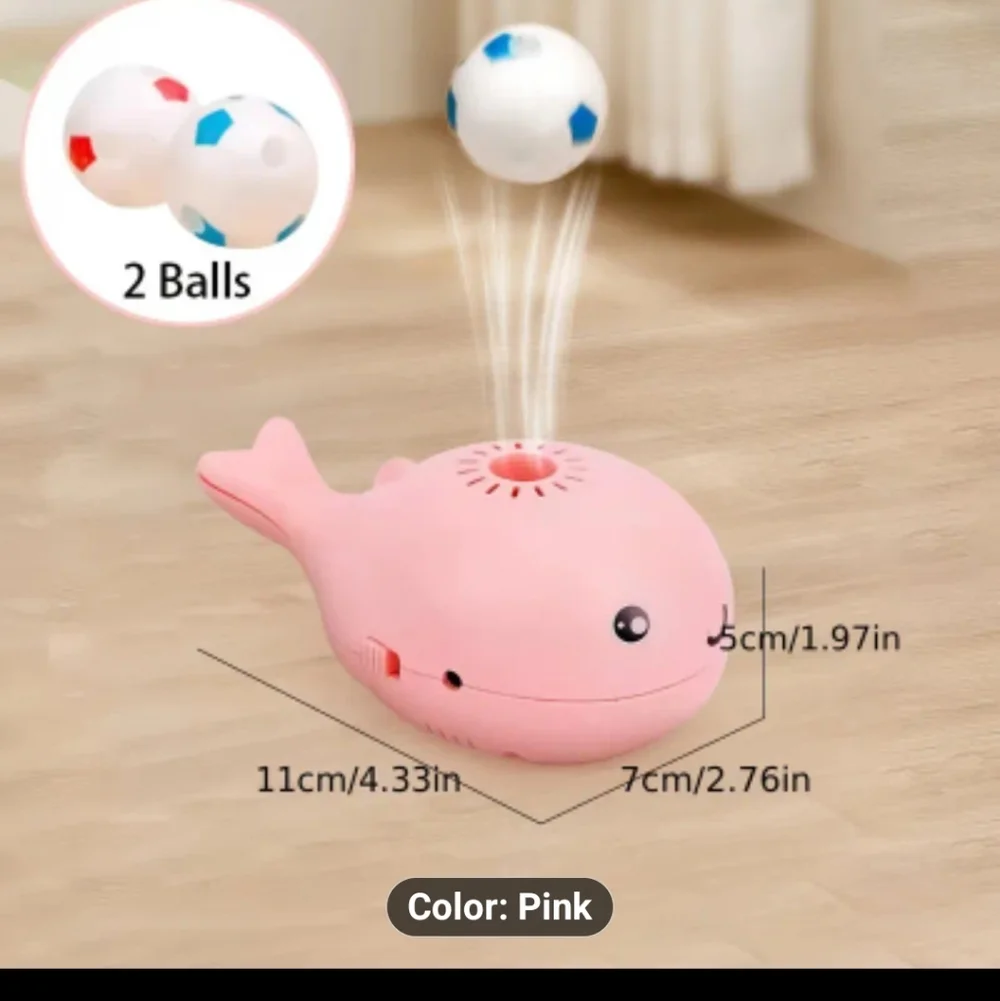 Pink Whale Feline Toy - USB Charging
